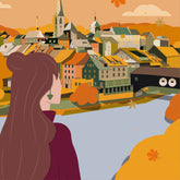 Vintage Baden – Altstadt-03 Herbst – Postkarte – A6 – Reana.Design